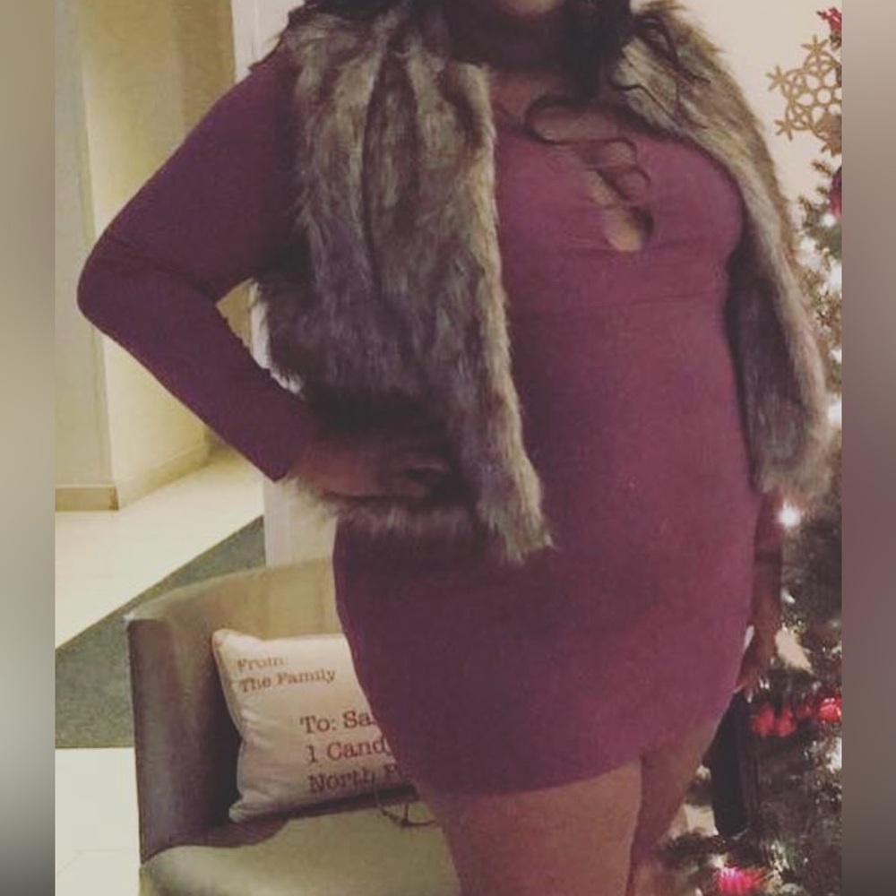 Purple dress